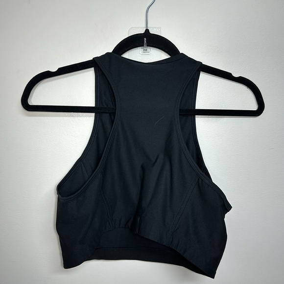 Outdoor Voices Athena Crop Top Black Large - Picture 3 of 4